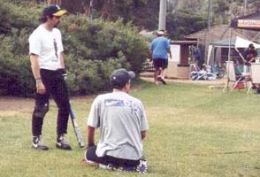 Will the pitcher stop laughing soon?